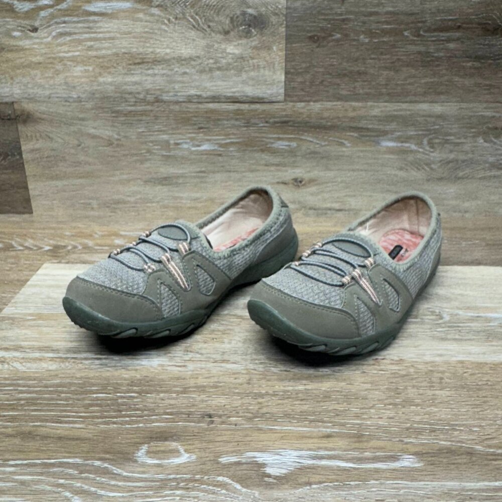 Danskin Now Taupe Gray Memory Foam Walking Shoes Women's Size 7.5